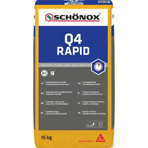 Profiflexkleber Schönox Q4 RAPID 15 KG